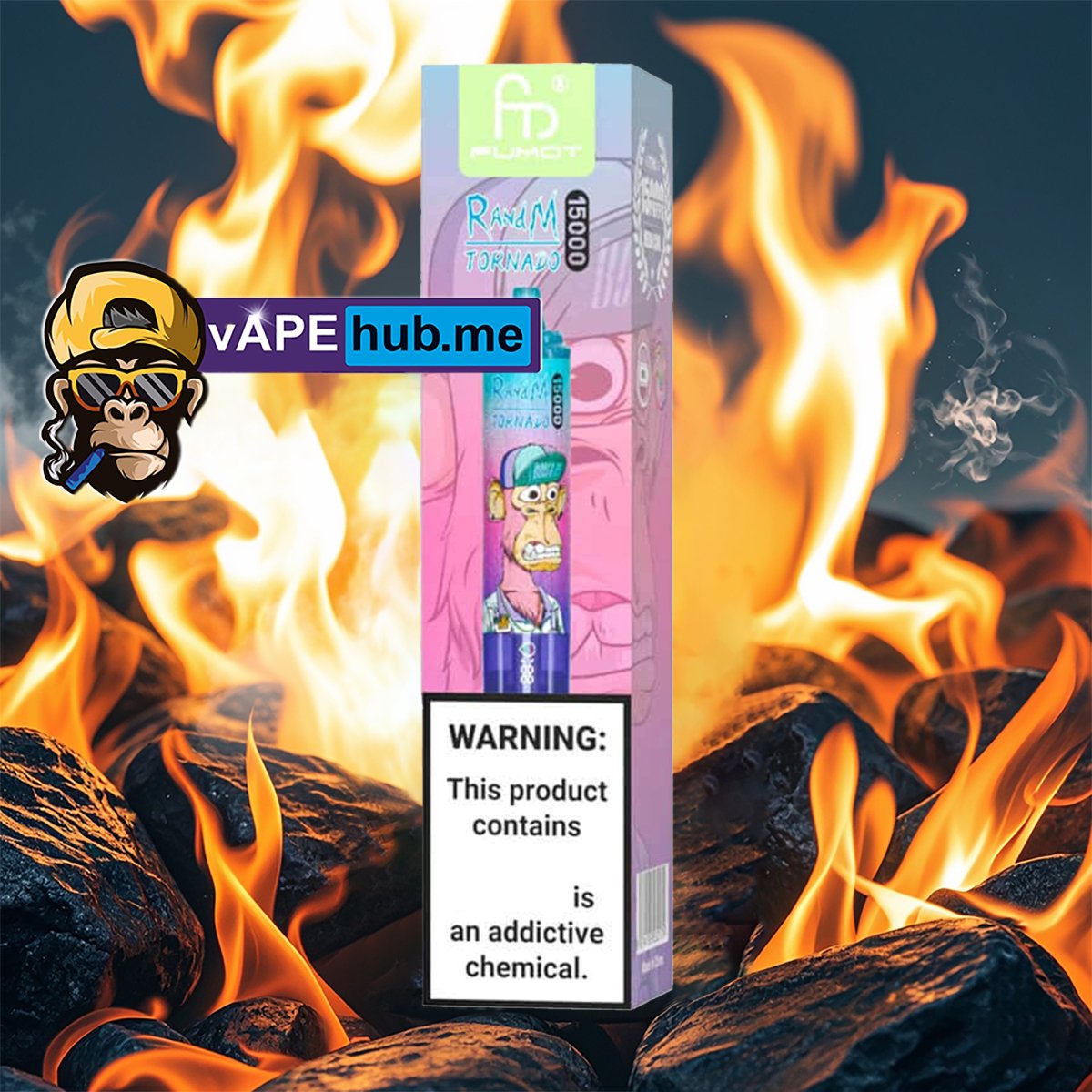 Randm Tornado 15000 Blueberry Raspberry - VapeHub