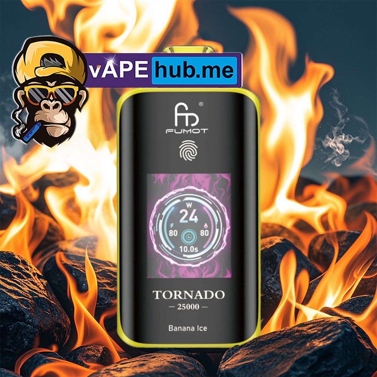 RandM Tornado 25000 Banana Ice - VapeHub