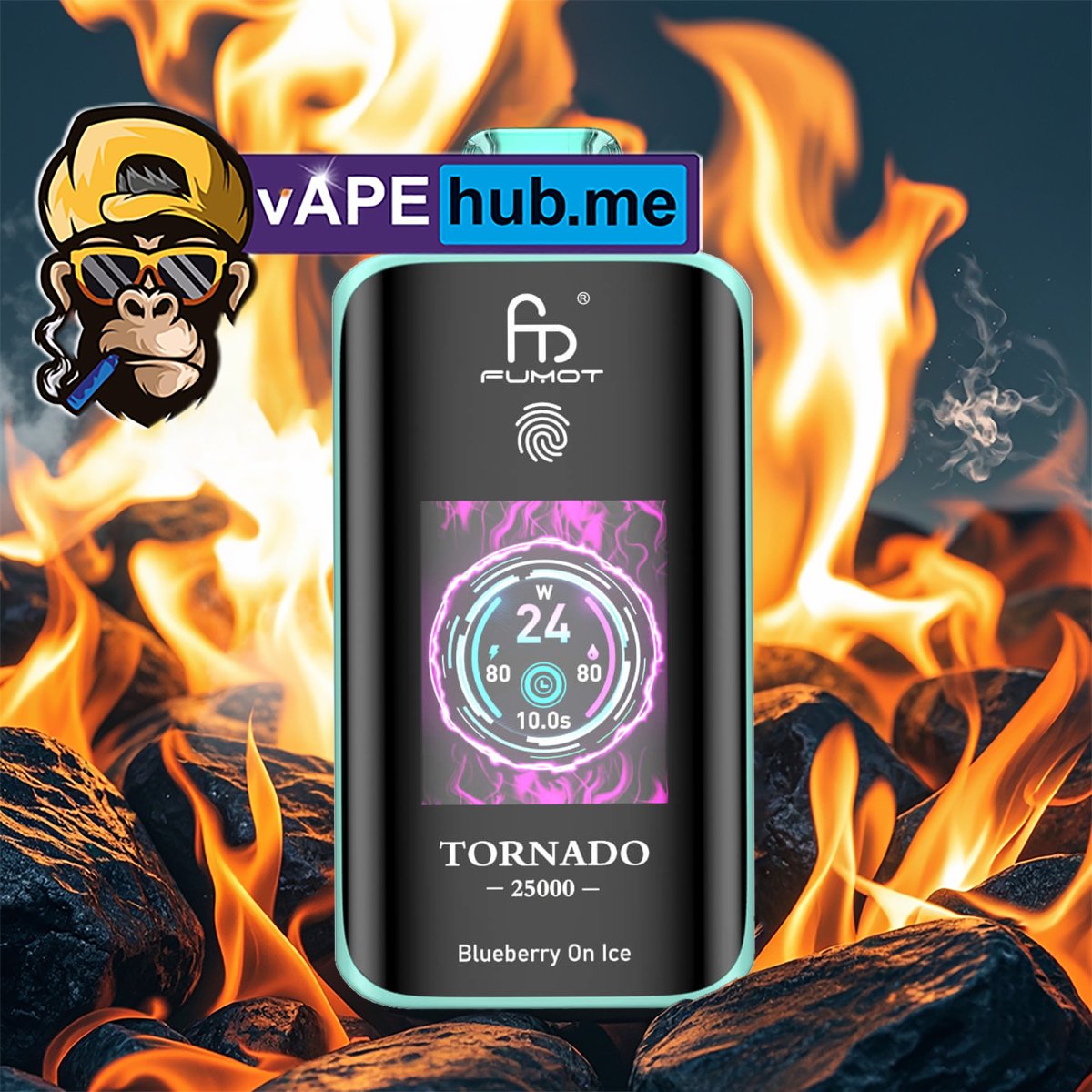 RandM Tornado 25000 Blueberry on Ice - VapeHub