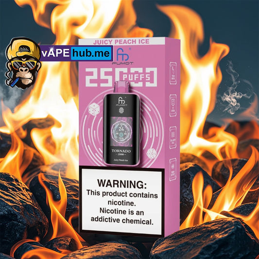 RandM Tornado 25000 Juicy Peach Ice - VapeHub