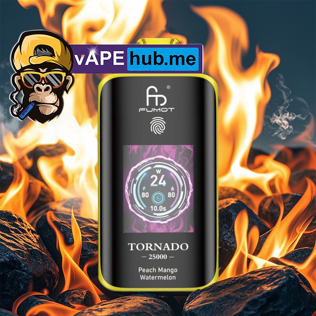 RandM Tornado 25000 Peach Mango Watermelon - VapeHub