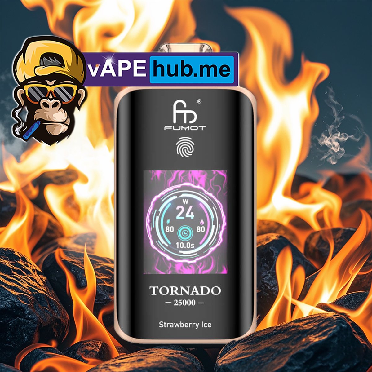 RandM Tornado 25000 Strawberry Ice - VapeHub