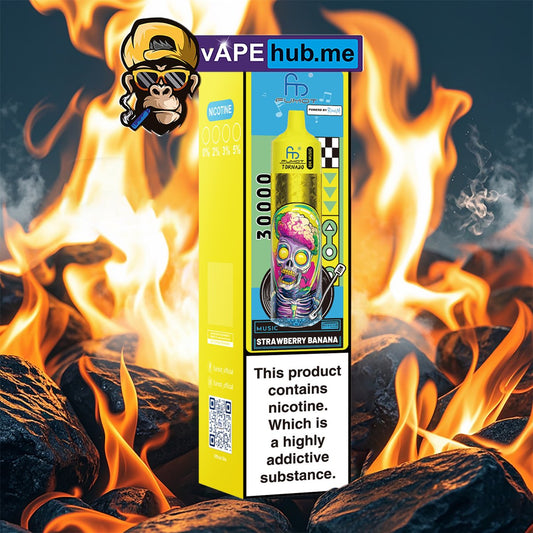 RandM Tornado 30000 Music Strawberry Banana - VapeHub