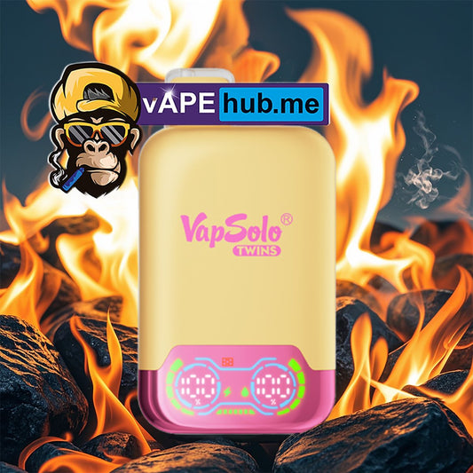 VapSolo Twins 20000 Watermelon Ice & Strawberry Mango - VapeHub