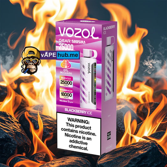 VOZOL Gear Shisha 25000 Blackberry Ice - VapeHub