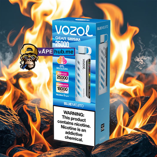 VOZOL Gear Shisha 25000 Blue Mojito - VapeHub