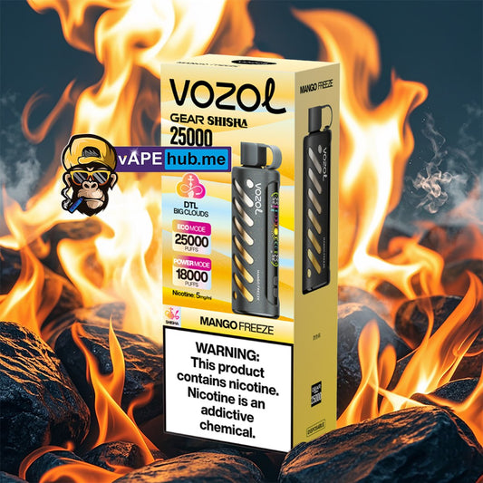 VOZOL Gear Shisha 25000 Mango Freeze - VapeHub