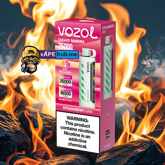 VOZOL Gear Shisha 25000 Strawberry Kiwi - VapeHub